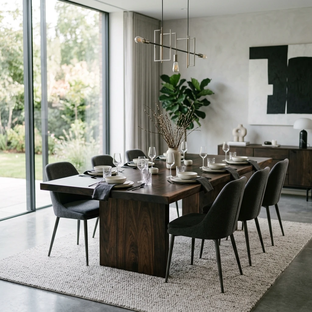 Ebony Dining Table